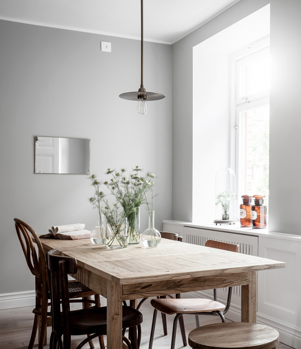 A simple but striking dining room | These Four Walls blog