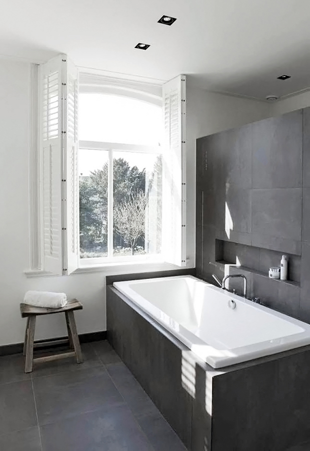 Room envy | A smart monochrome bathroom | These Four Walls blog