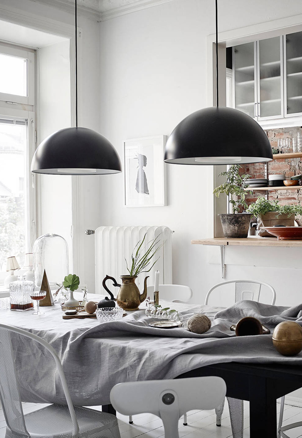 Home tour | A cosy Swedish space in greys and browns | These Four Walls blog