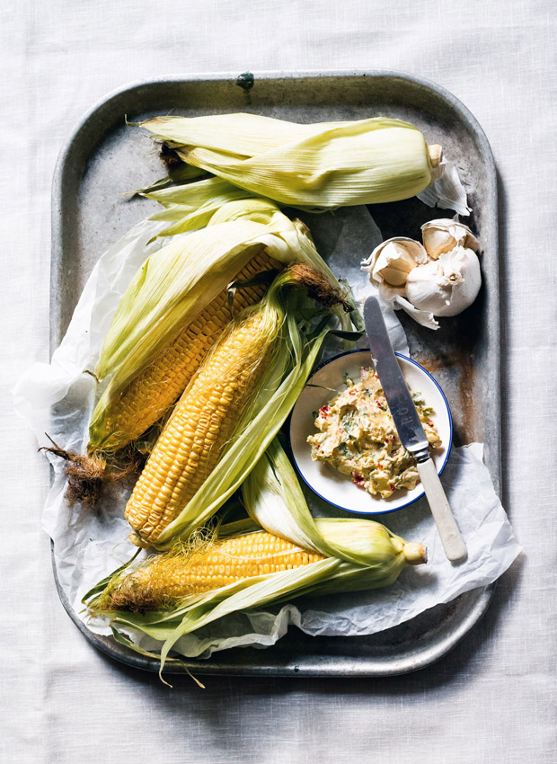 Recipe | Butter-baked corn & Kym's ultimate potato salad | These Four Walls blog