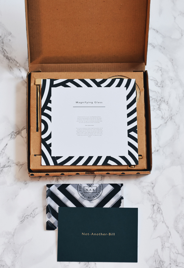 Review | Not Another Bill gift subscriptions | These Four Walls blog