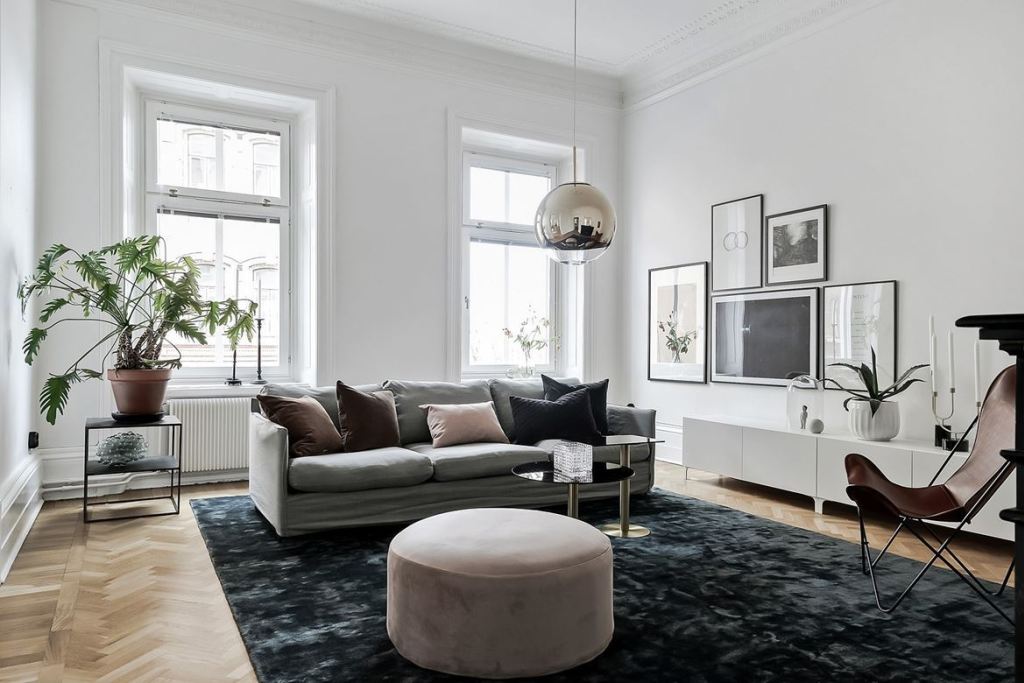 Home tour - a glamorous Gothenburg apartment | These Four Walls blog