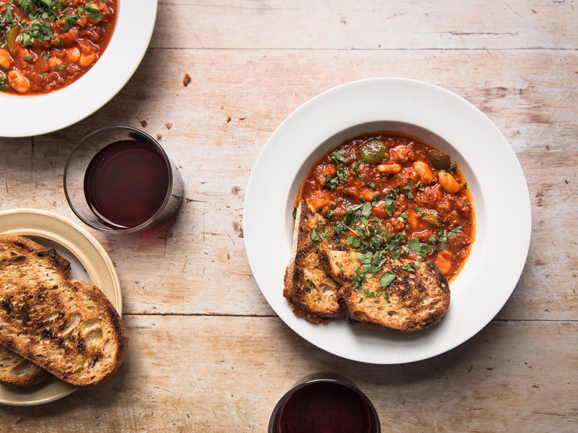 Recipe - nduja, pepper & bean stew | These Four Walls blog