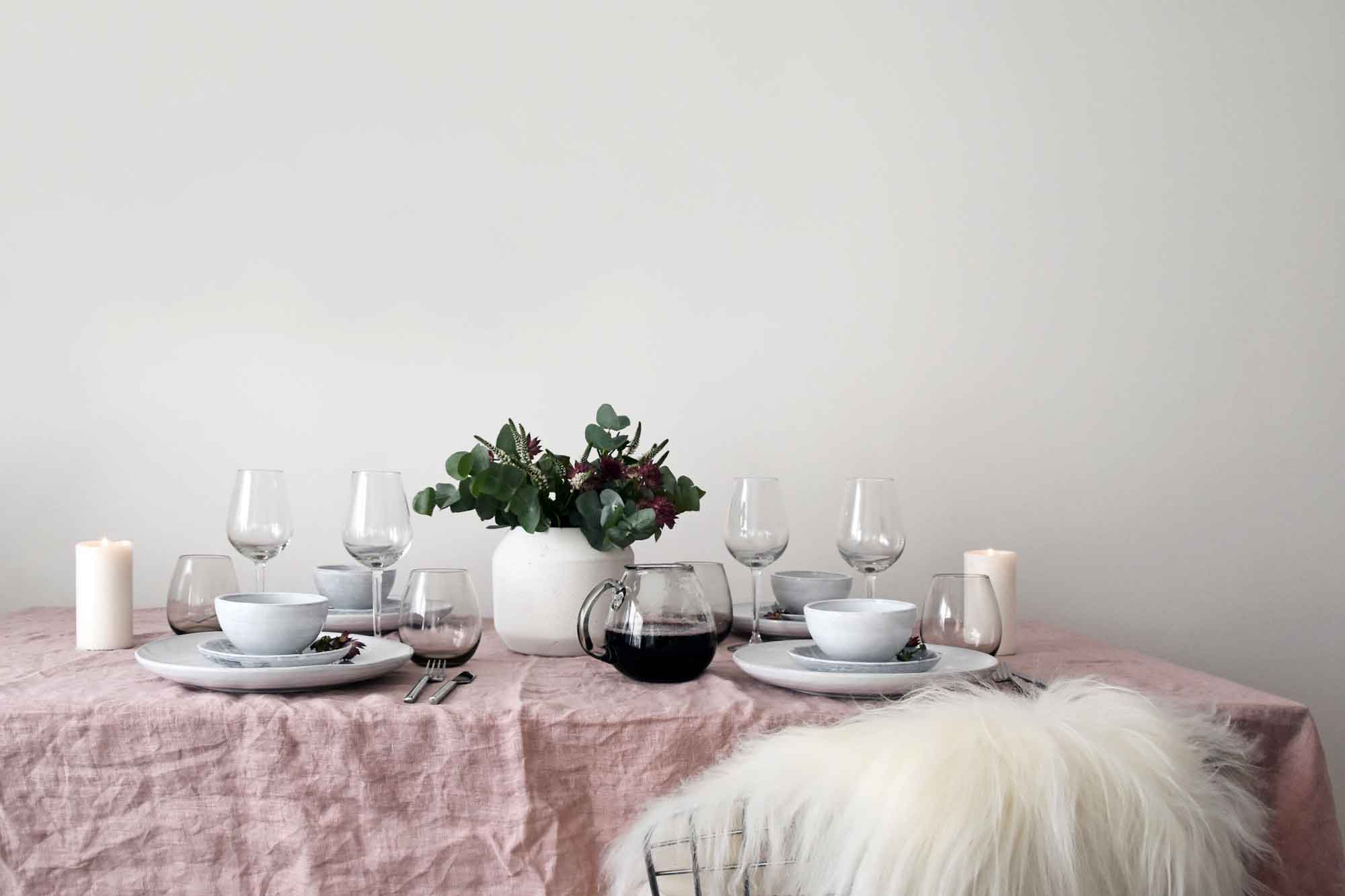 Styling an autumn table with Rose & Grey | These Four Walls blog