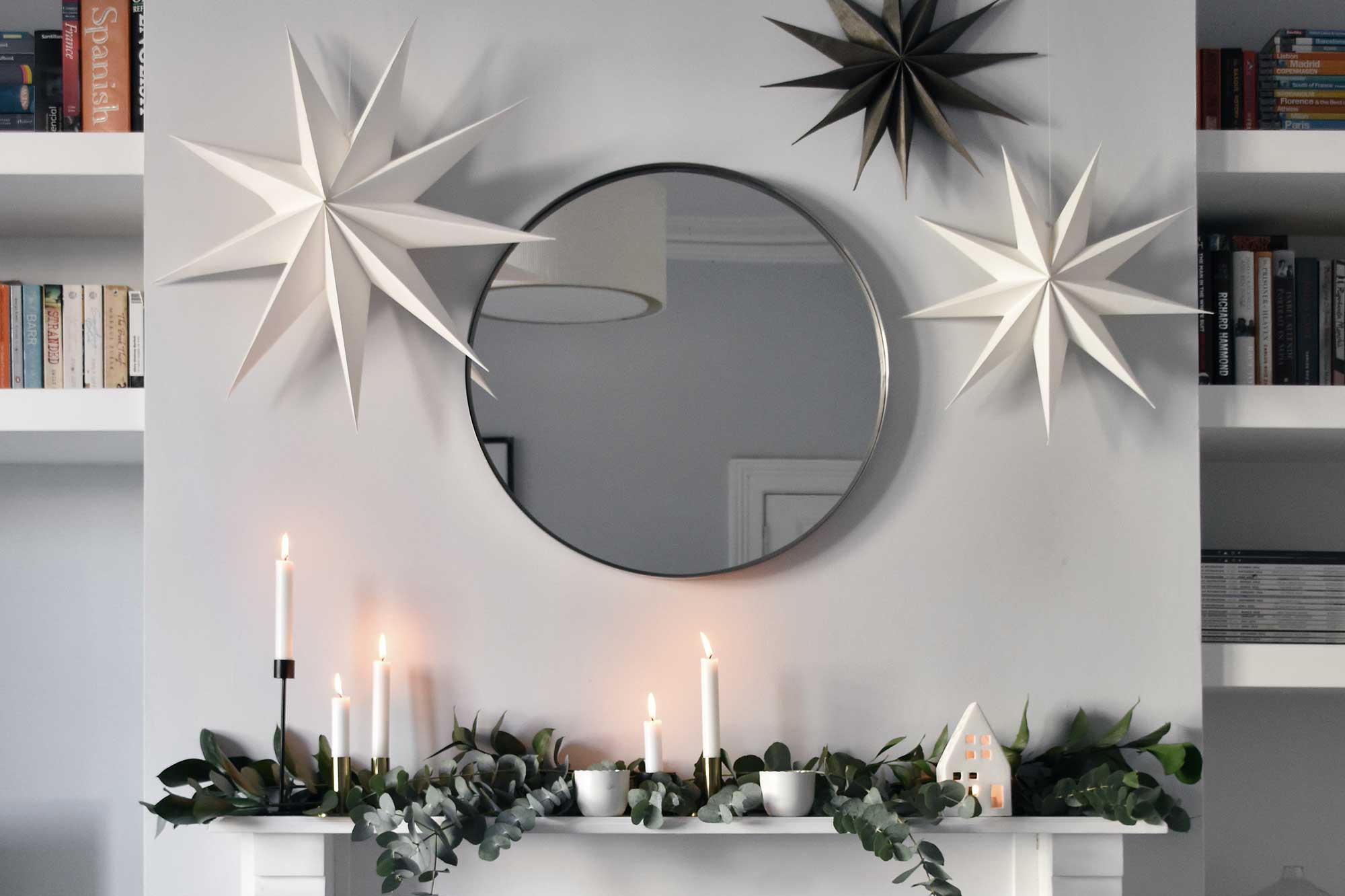 Christmas styling with Rose & Grey - natural greenery | These Four Walls blog