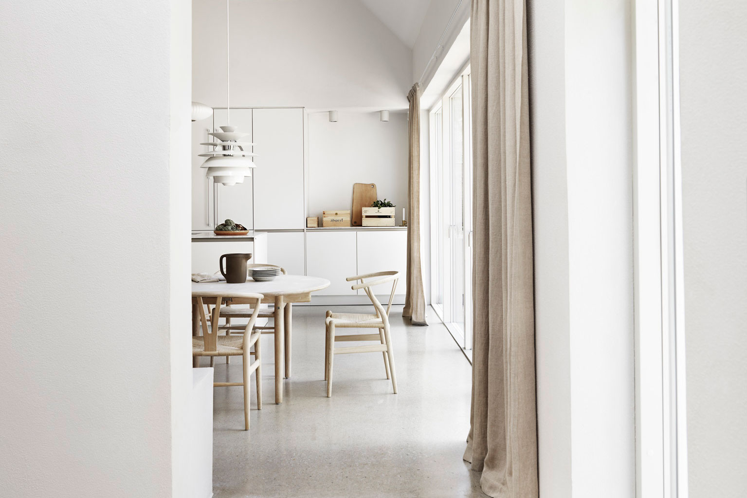 Home tour - neutral tones and natural materials in southern Sweden | These Four Walls blog