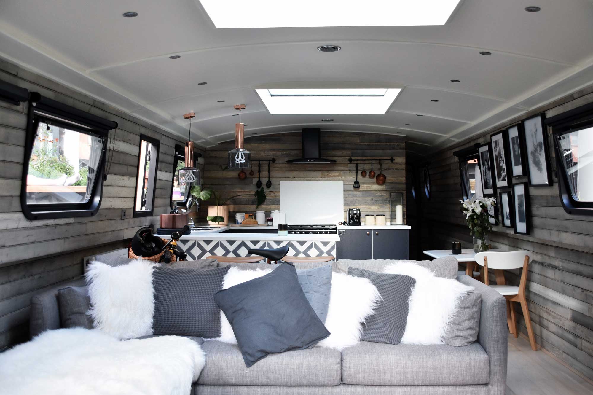 A surprise stay aboard a stylish London houseboat | These Four Walls blog