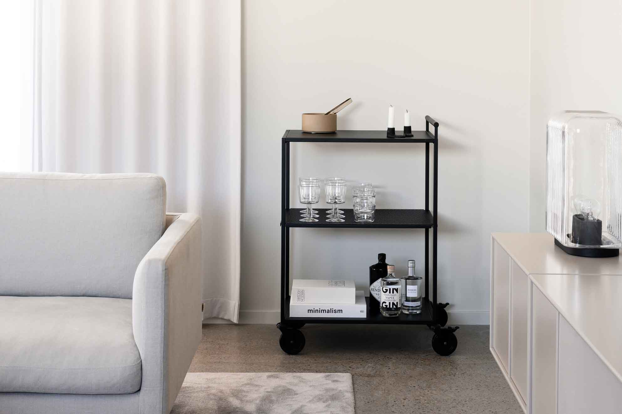 12 of the best minimalist bar carts and serving trolleys | These Four Walls blog