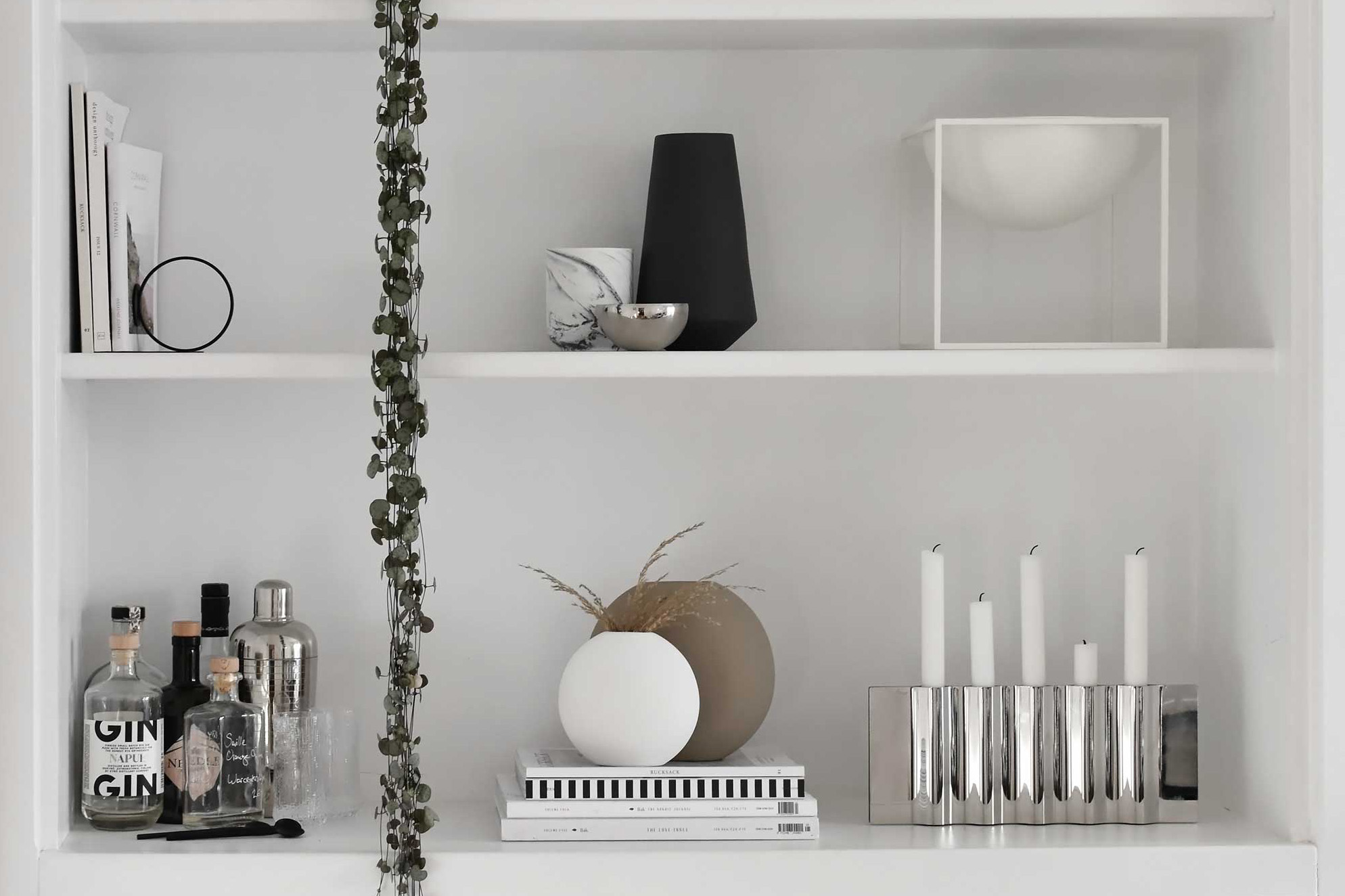 How to style beautiful shelves | These Four Walls blog