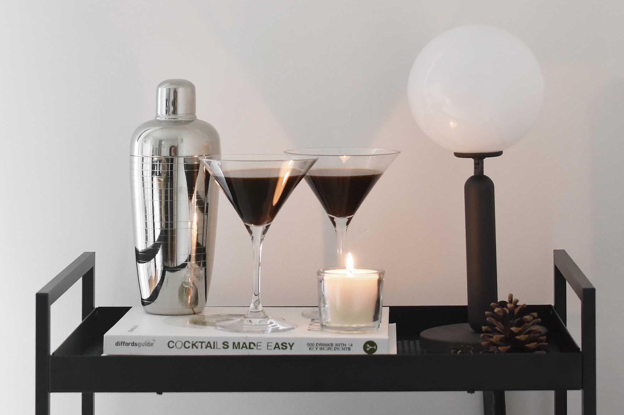 An easy espresso Martini cocktail recipe | These Four Walls