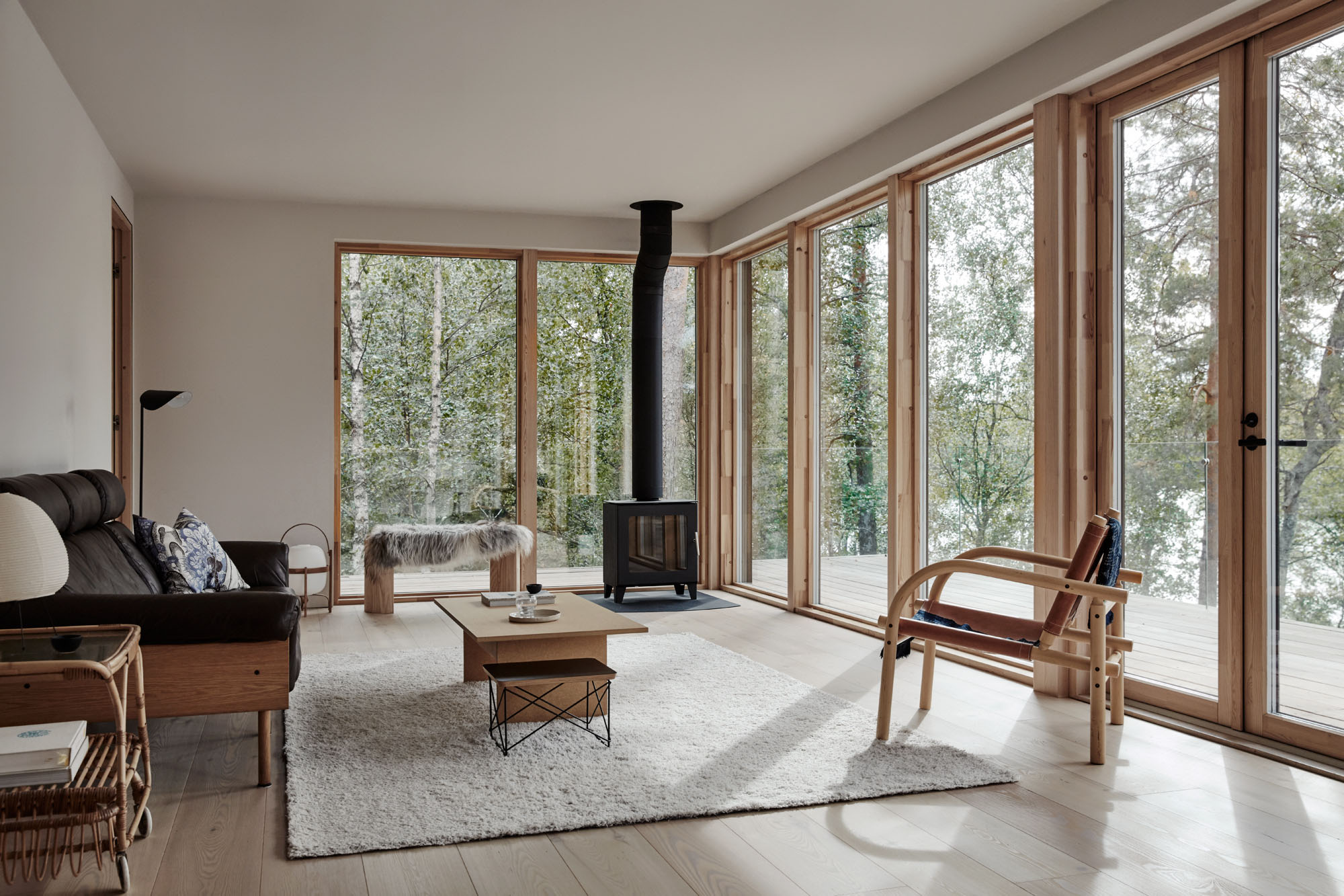 Home tour | A sleek cabin in the Finnish wilderness | These Four Walls blog