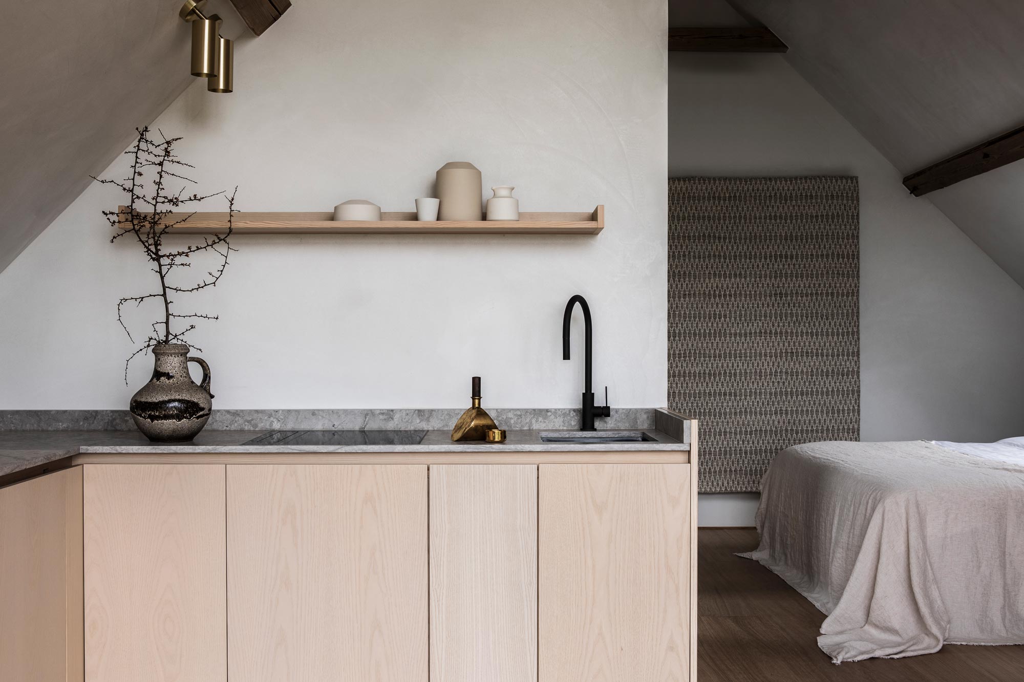 The TypeO Loft - a minimalist one-room B&B in Skåne, southern Sweden | These Four Walls blog