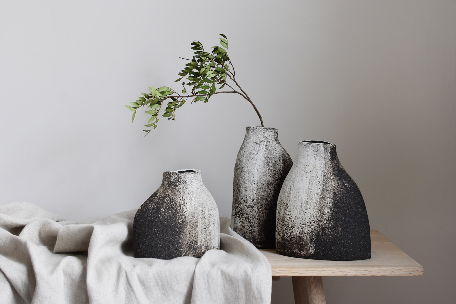 Sculptural hand-built vases from ceramicist Reesha Zubair | These Four Walls blog