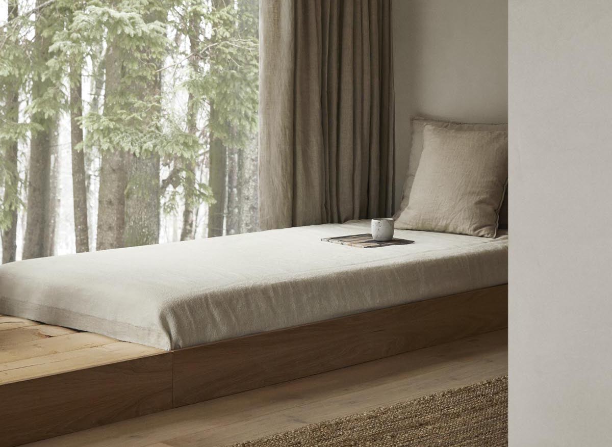 Home tour - a minimalist cabin in a Swedish forest | These Four Walls blog