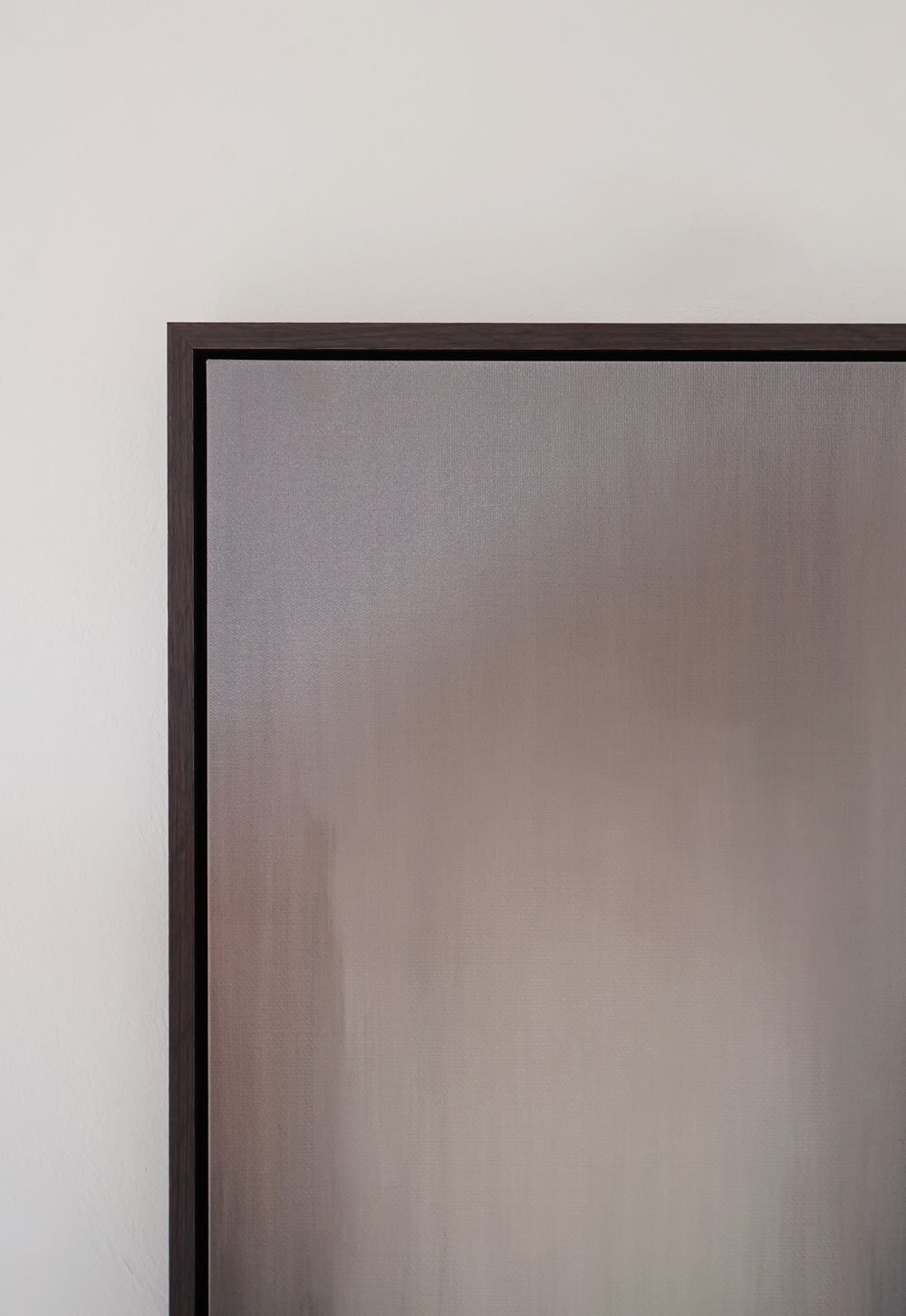 Minimalist abstract painting in neutral browns and beiges | Art for awkward spaces with Atelier Printworks | These Four Walls blog