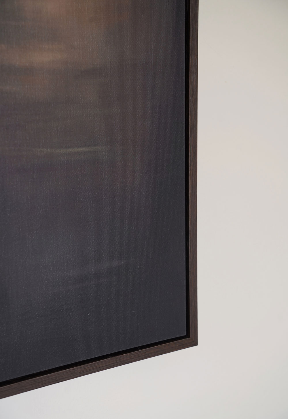 Minimalist abstract painting in neutral browns and beiges | Art for awkward spaces with Atelier Printworks | These Four Walls blog