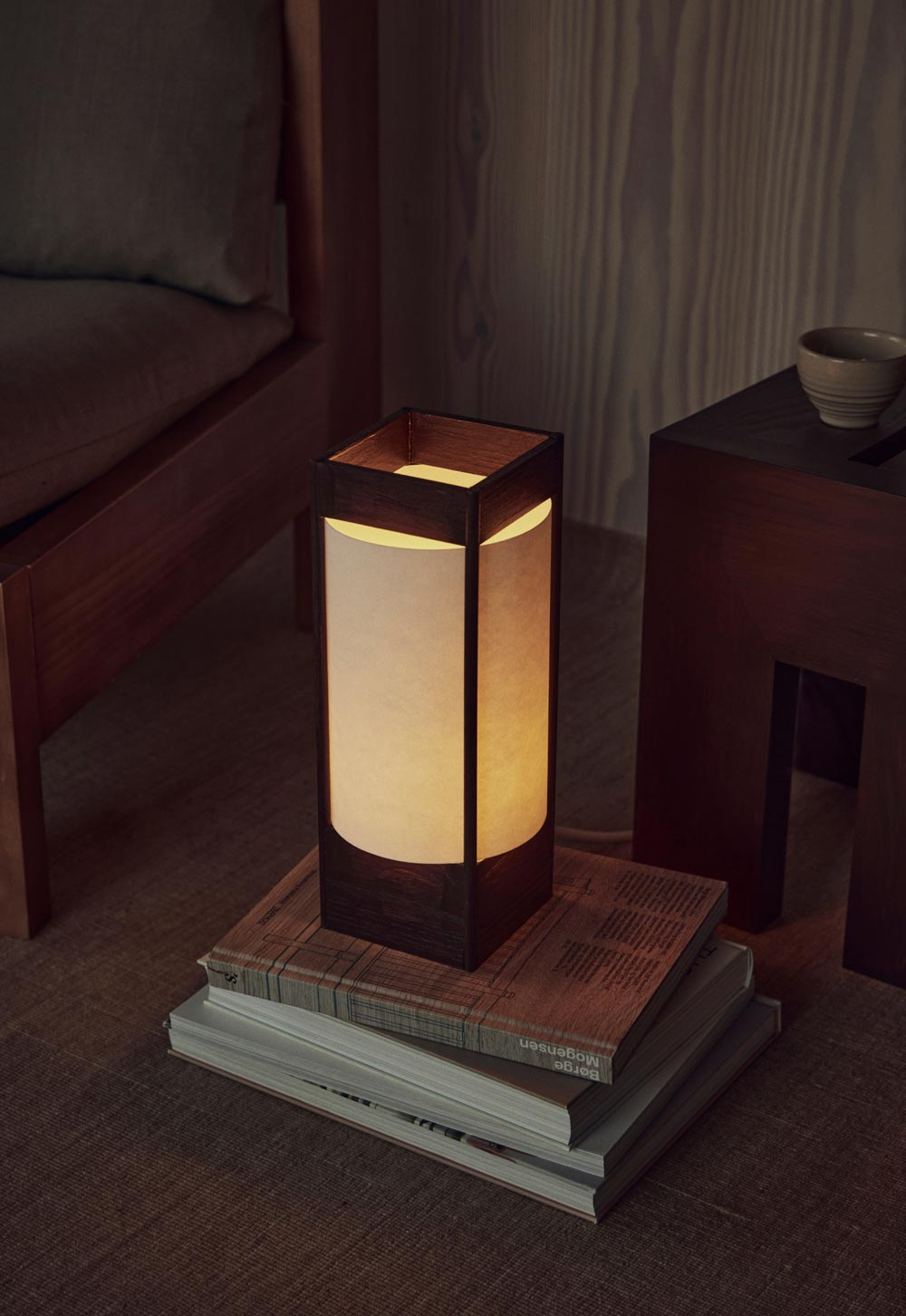 Japanese-inspired wood and paper table lamp from Form & Refine's 'Andon' Collection | New design finds - July 2026 | These Four Walls blog