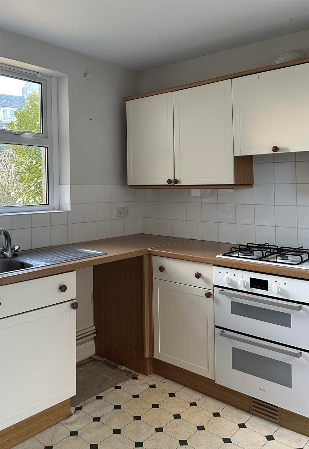 Our minimalist cottage kitchen - the 'before' images | These Four Walls blog