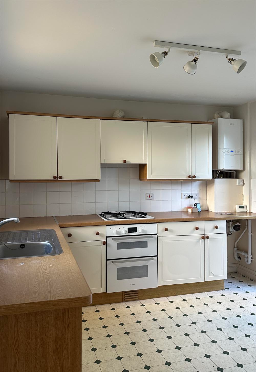 Our minimalist cottage kitchen - the 'before' images | These Four Walls blog