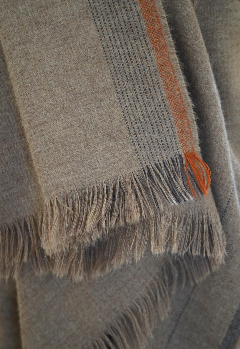 Brown alpaca-wool throw from Elvang | These Four Walls blog